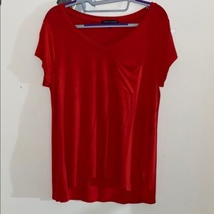 Cable & gauge red t-shirt
